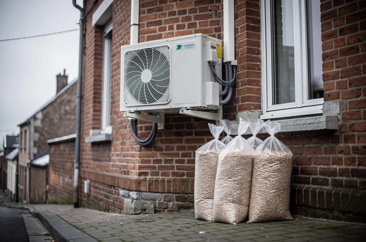 Sortir du gaz à Cambrai : pompe à chaleur ou granulés, le comparatif 2026
