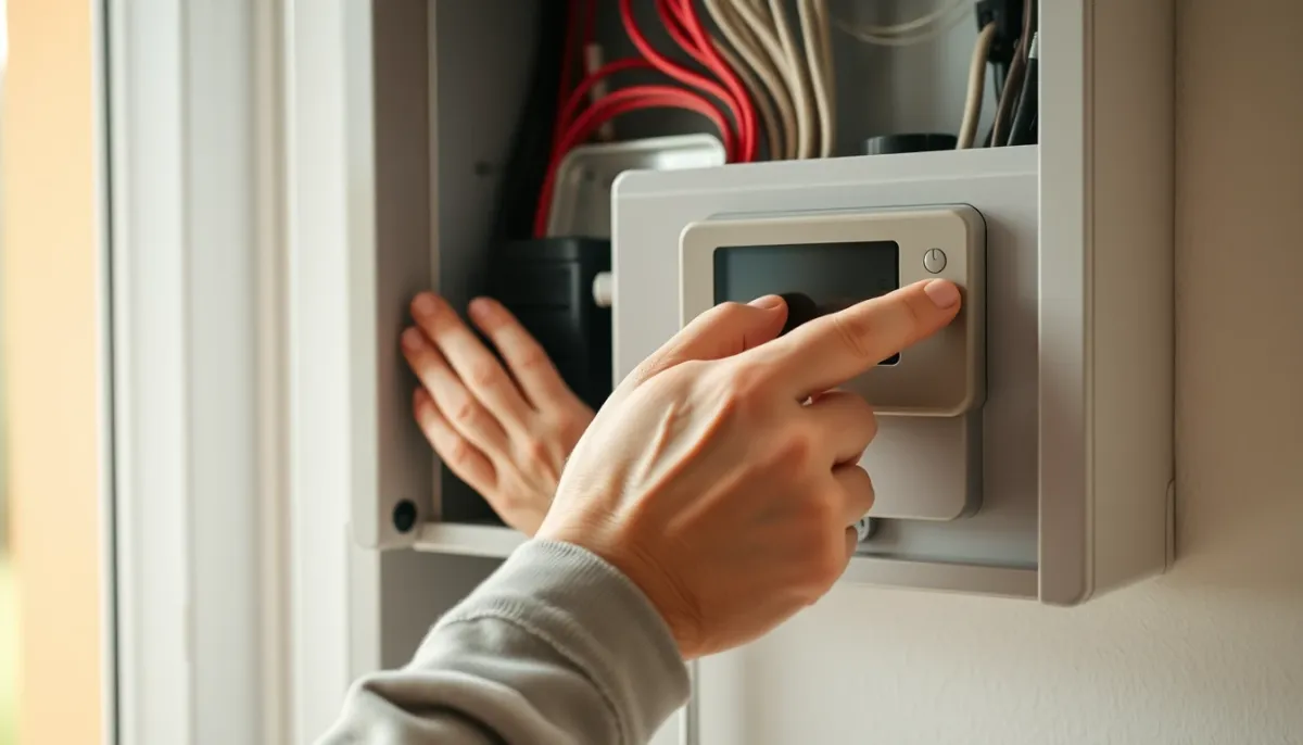 Vérification du tableau électrique et du thermostat avant d'appeler un chauffagiste